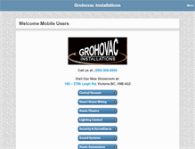 Tablet Screenshot of grohovac.com